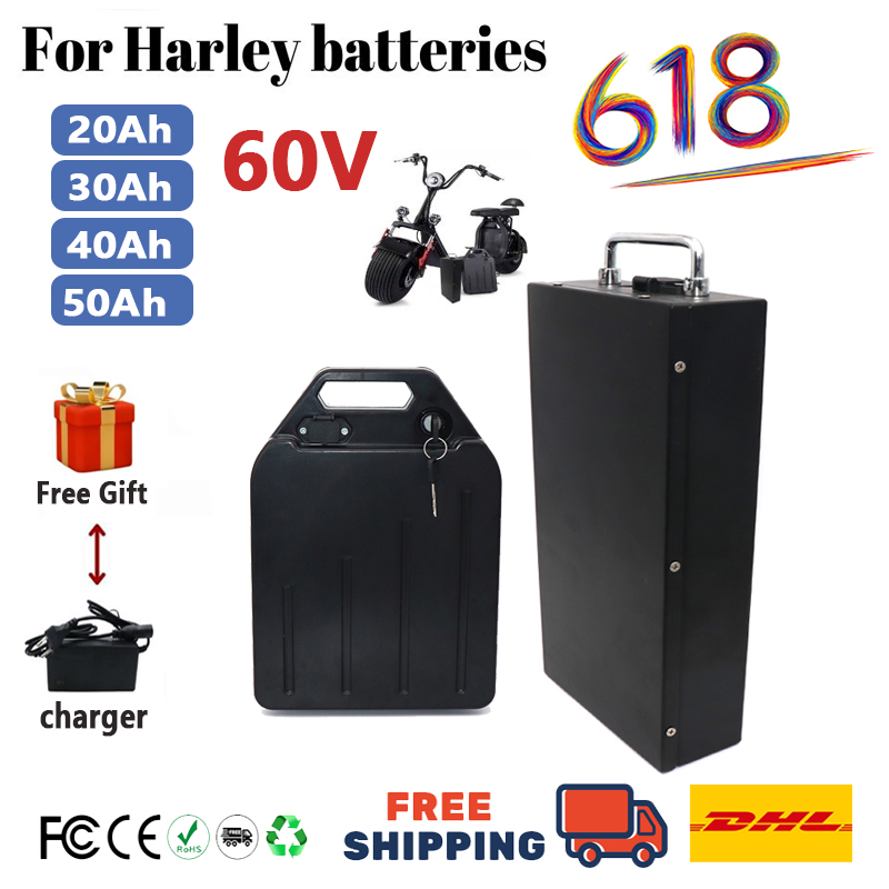 For  HarleyBattery 60V 20Ah 30 - 60V 50Ah Electric Scooter Battery review and price