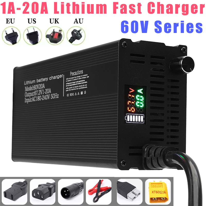 Lithium Battery Chargers Adjus - 84V 20A Smart Charger review and price