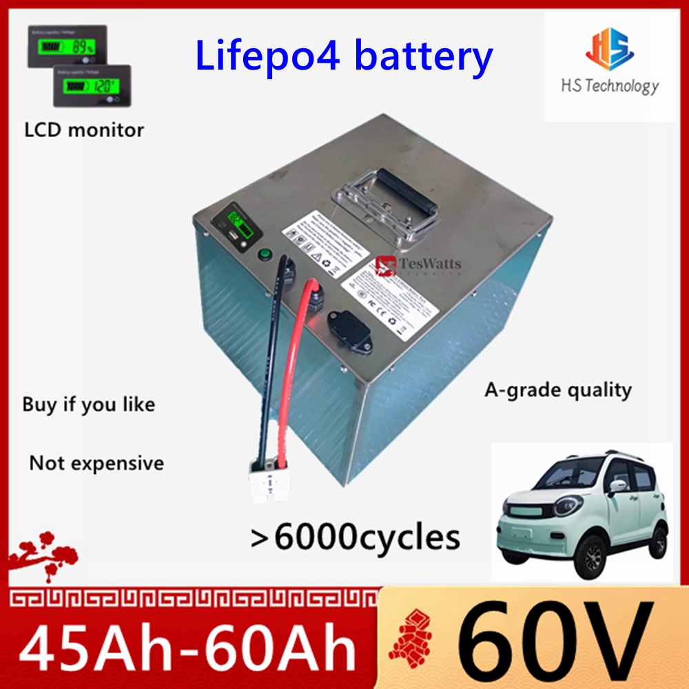HS Lifepo4 60V 45Ah 50Ah 60Ah  - 60V 50Ah Electric Scooter Battery review and price