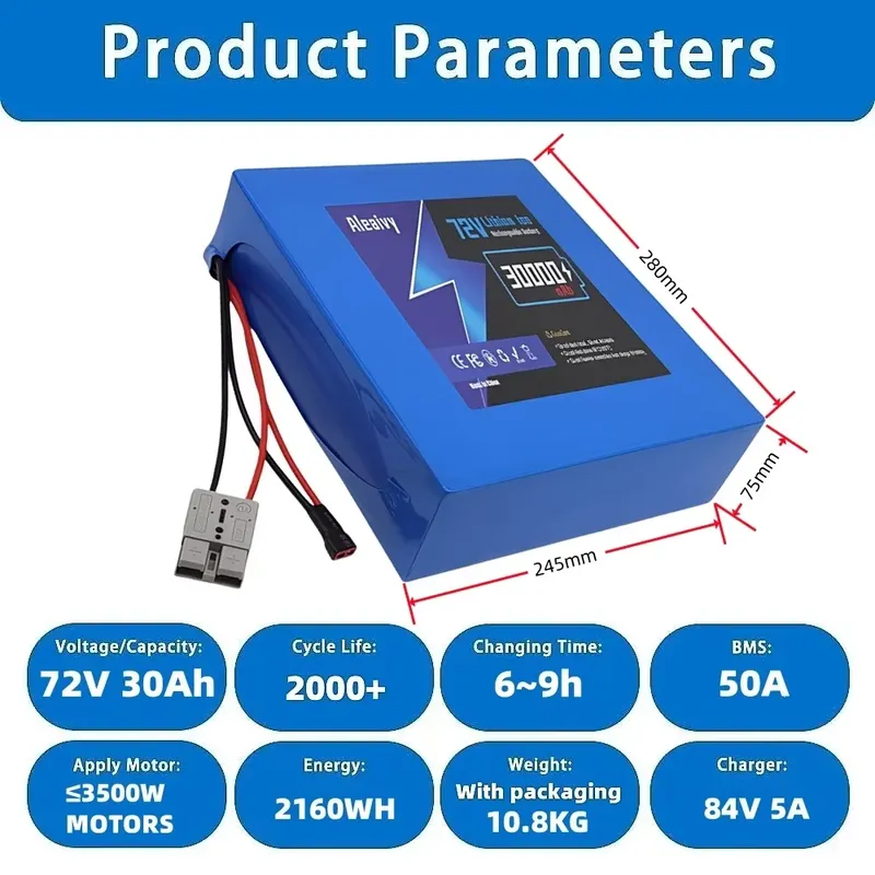 72V 84V 20S4P 20AH 20S6P 30AH  - 72V 40Ah Lifepo4 Battery Pack review and price